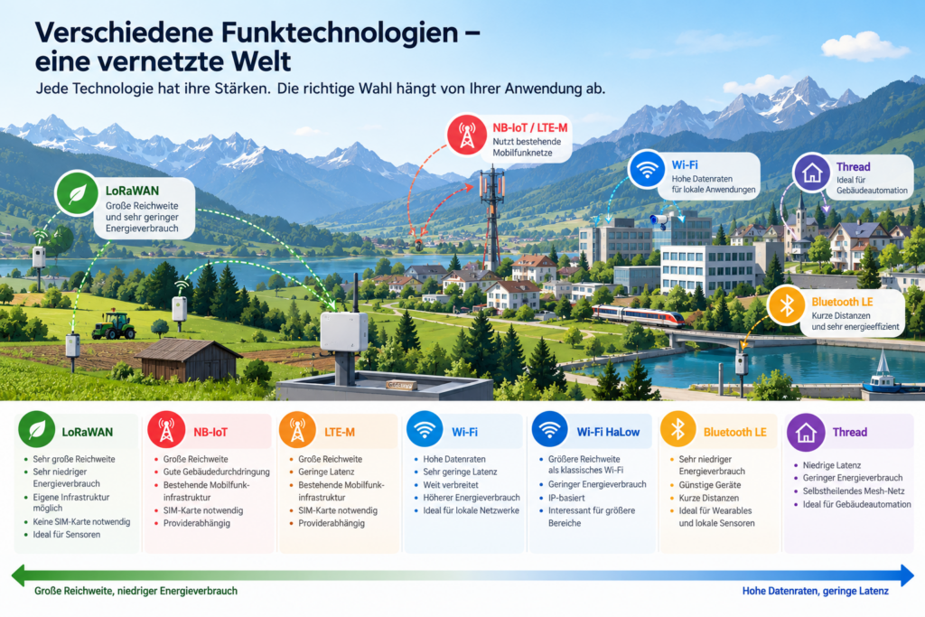 Was ist jetzt die beste Funktechnologie?